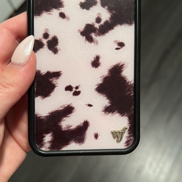 iPhone 12 Wildflower Cow Print Phone Case - Picture 3 of 3